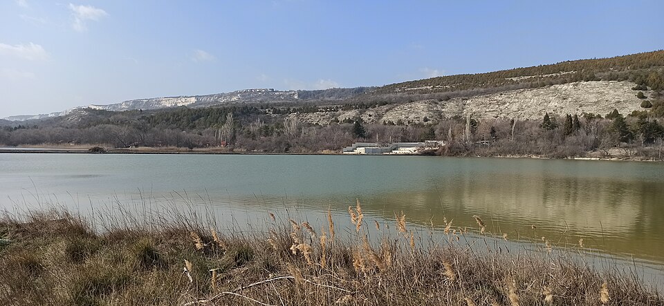 Balchik Tuzlata salt lake and mud area
